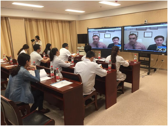 好醫(yī)友中美遠程會診現(xiàn)場