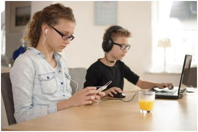 近視，不正確用眼