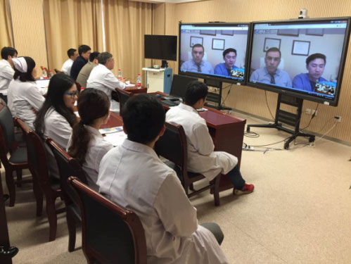 中美遠(yuǎn)程會診