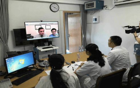 中美遠(yuǎn)程會診